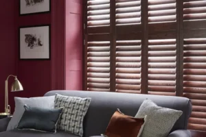 Brown Wooden Shutters Chicory to enhance your home